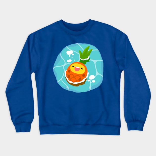 Pineapple NANA - pool Crewneck Sweatshirt by pikaole